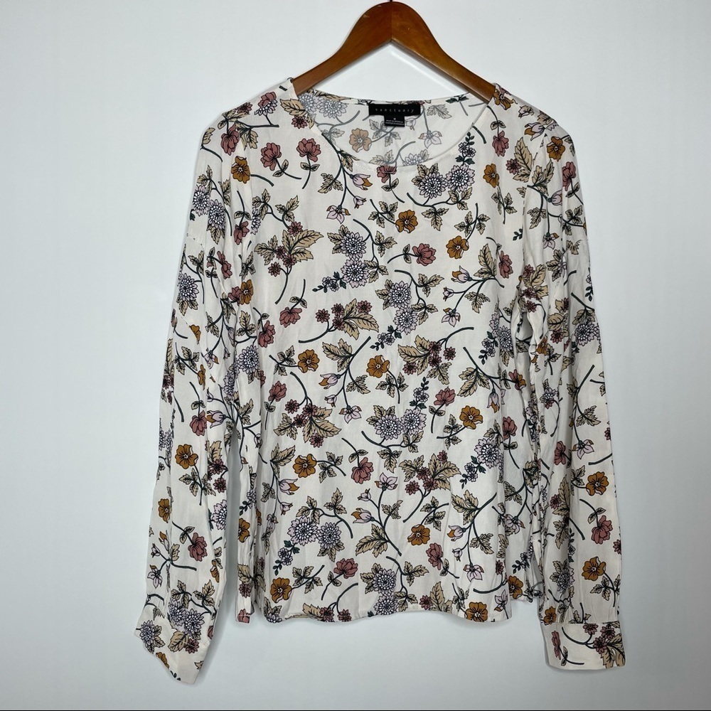 Sanctuary Harvest Floral Long Sleeve‎ Blouse Small